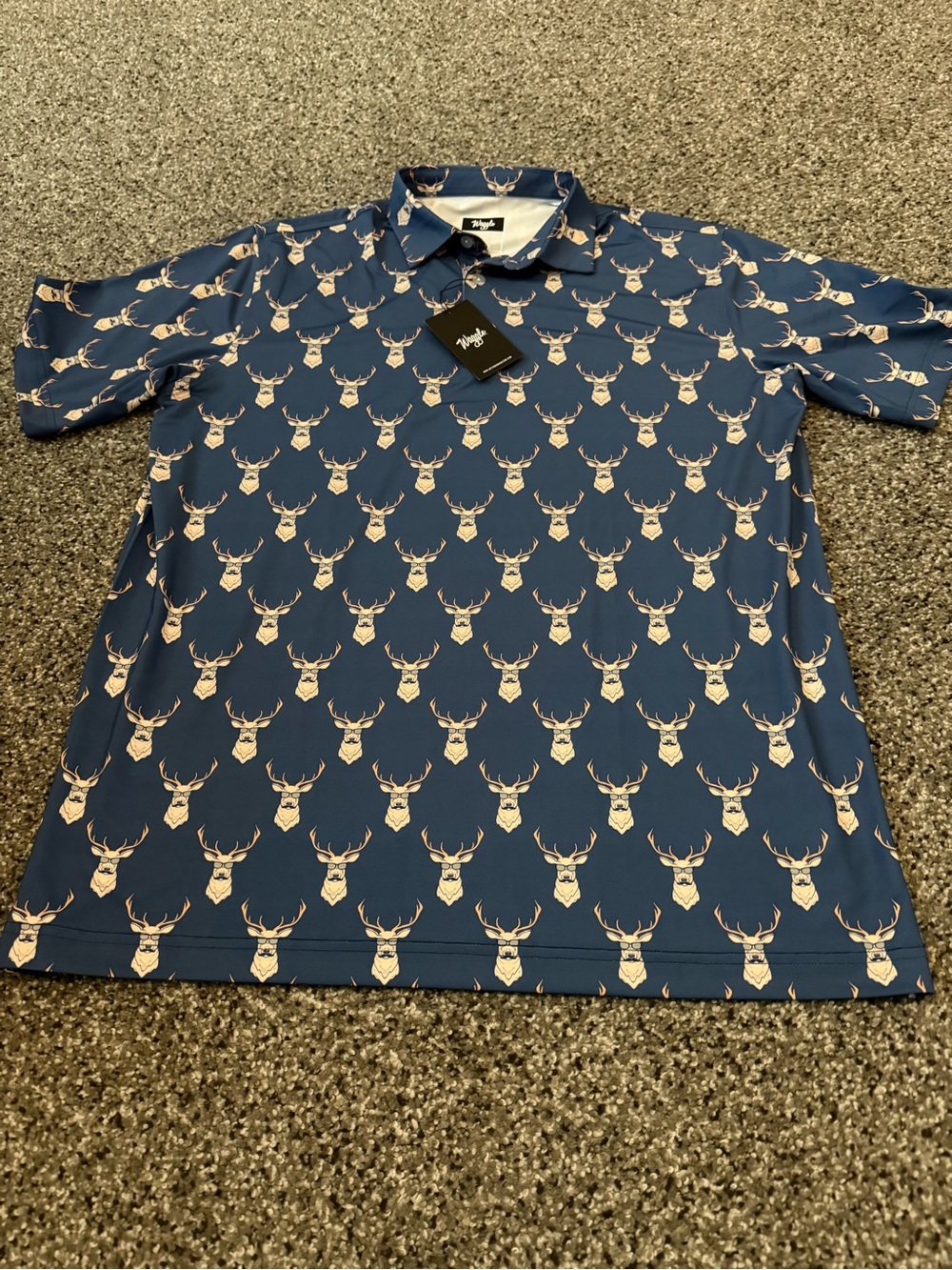 Mens new waggle polo size xl